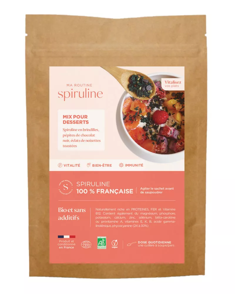 Mix Bio Spiruline Choco Noisettes - 80g